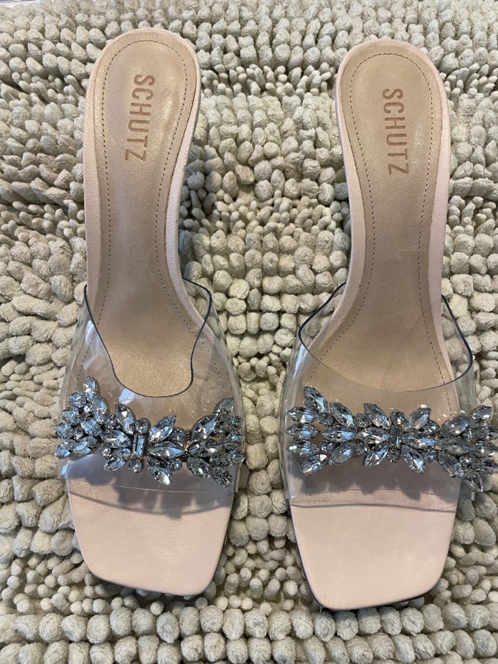Schutz Shary Vinyl Sandals NWT